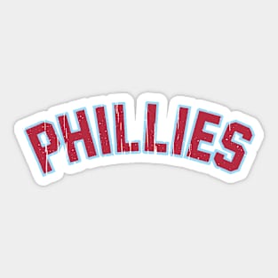 Phillies Faded Sticker